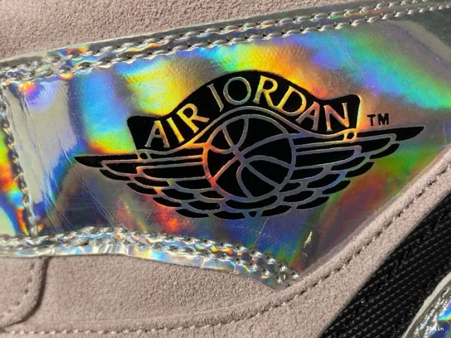 Bmlin Shoes 1 Mid Jordan Air BQ6472-602 Powder (W) Iridescent Dirty 0713
